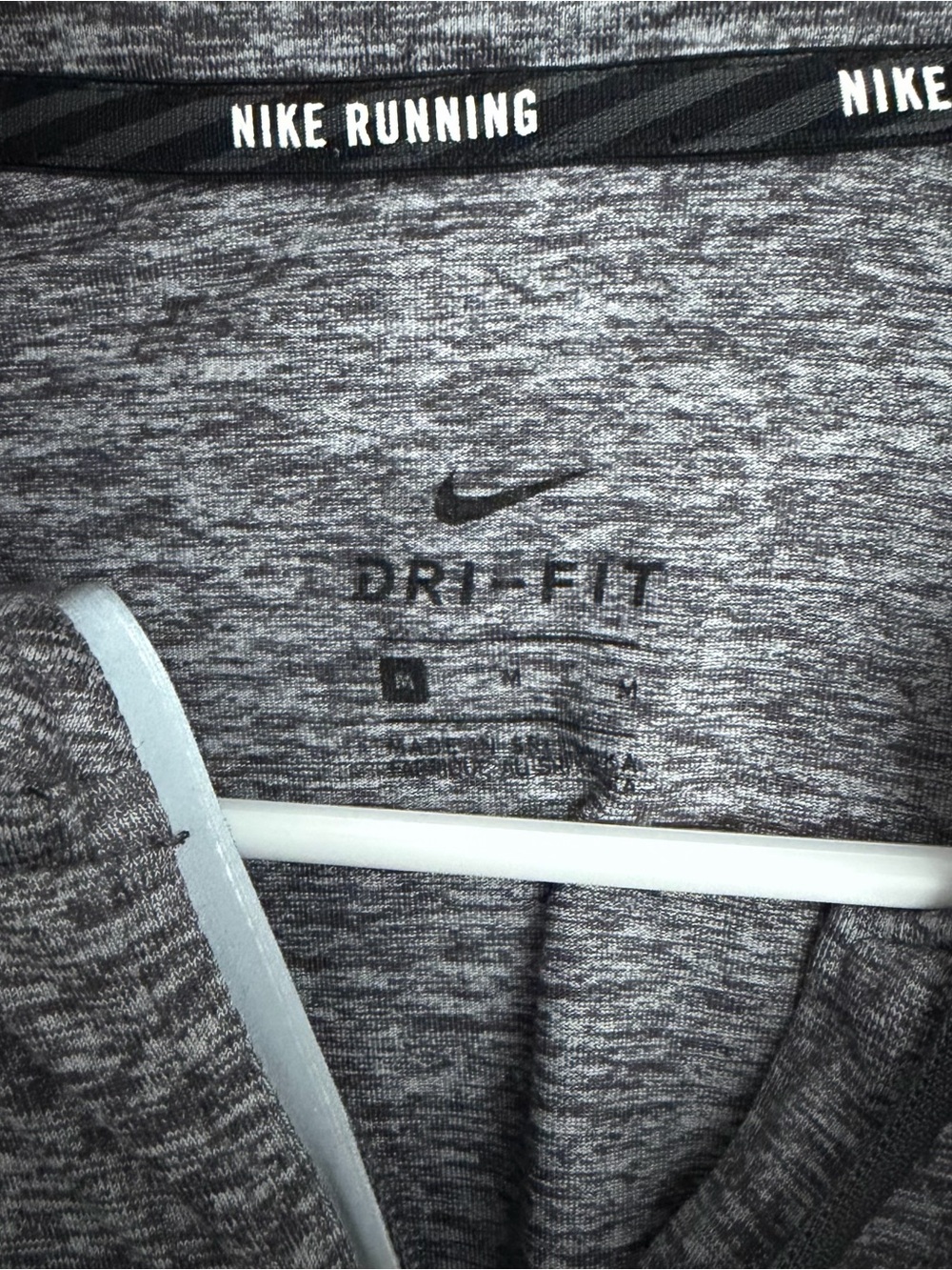 Nike Women’s Gray Quarter-Zip Dri-Fit Running Top - Picture 2 of 4